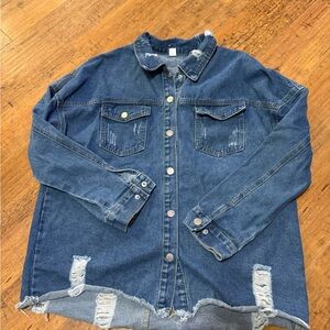 Ladies Jean Jacket size large